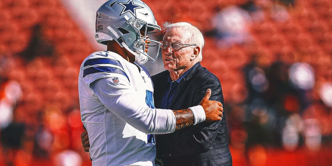 Dak Prescott and Jerry Jones