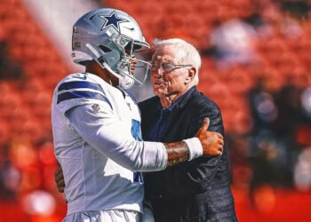 Dak Prescott and Jerry Jones