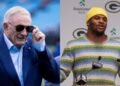 Jerry Jones and Micah Parsons