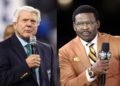Michael Irvin and Jimmy Johnson