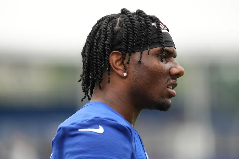 NY Giants WR Malik Nabers Braids
