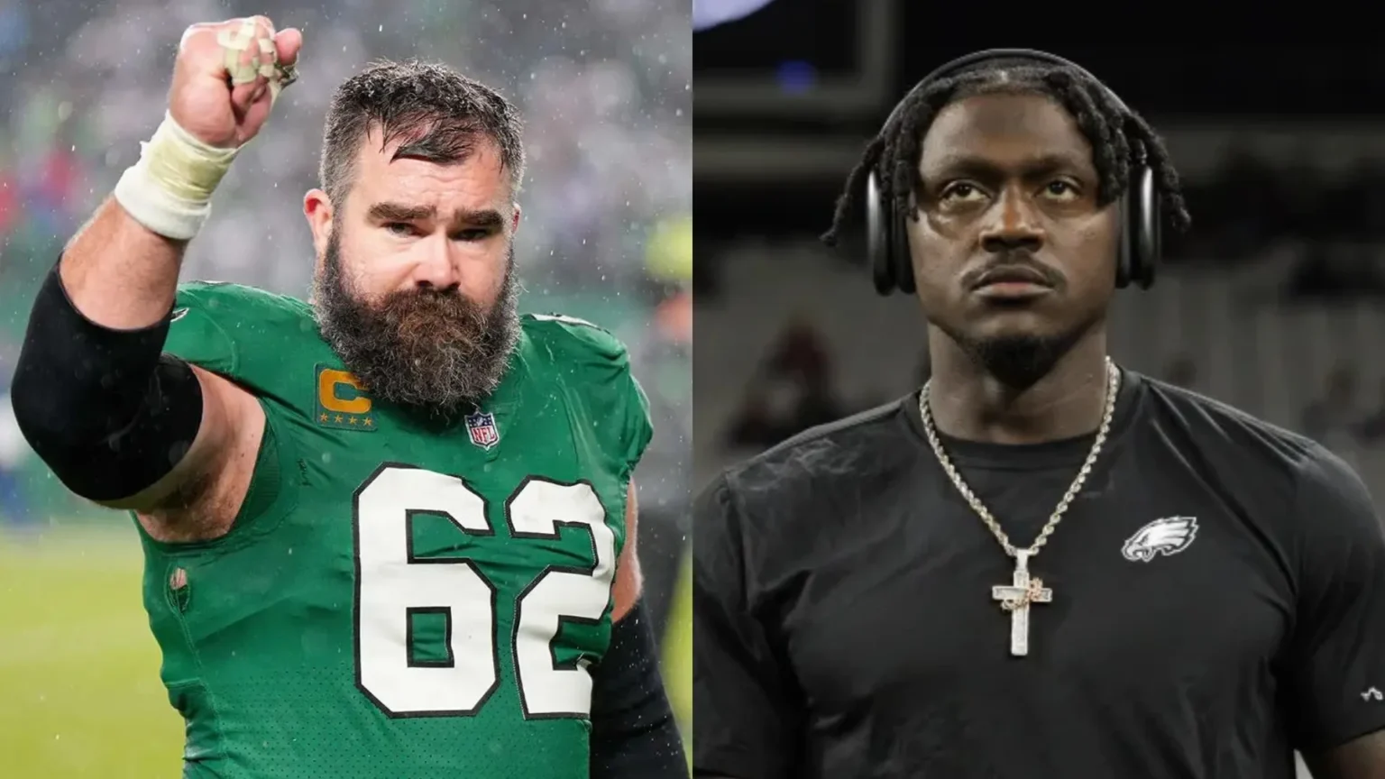 Jason Kelce Issues Warning, Says A.J. Brown Drama Could Fuel Eagles’ Elite Offense Jason Kelce and AJ Brown