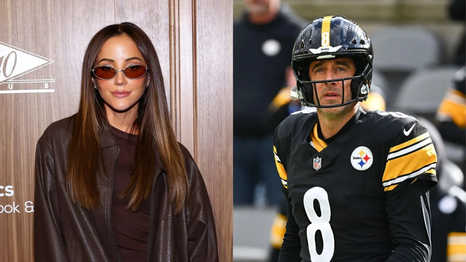 Aaron Rodgers and Kay Adams